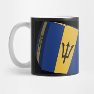 Barbados Flag cubed Mug